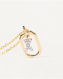 PDPAOLA - Mini Letter X Gold Necklace
