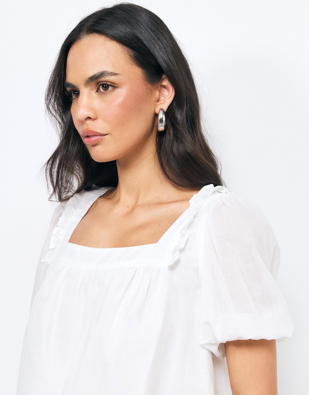 AERE - Ophelia Square Neck Top