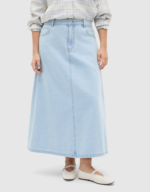Seed Heritage - Denim Midi Skirt