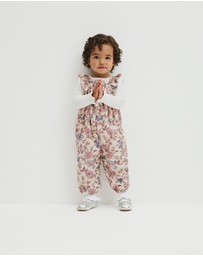Country Road - Organically Grown Cotton Ruffle Cord Overall