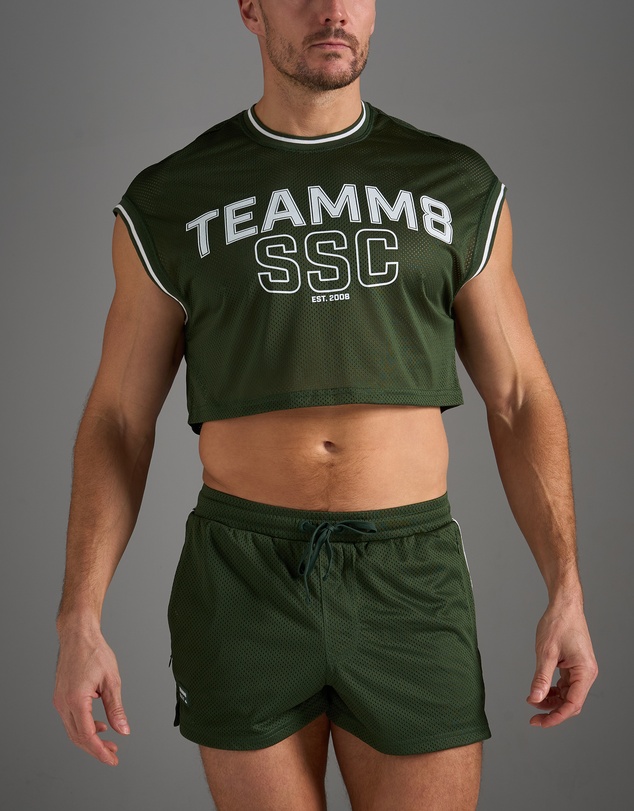 TEAMM8 - S.S.C. Fraternity Crop Muscle Tank