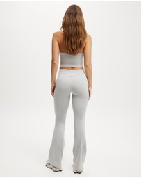 Cotton On Body Active - Ultra Soft Roll Over Flare Tights