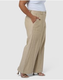 Something 4 Olivia - Lila Linen Wide Leg Pant