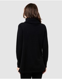 Ripe Maternity - Cowl Neck Nursing Knit