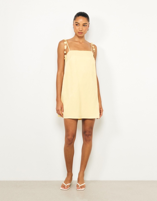 AERE - Ilaria Floral Mini Shift Dress