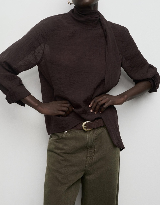 M.N.G - Low-Rise Barrel Jeans