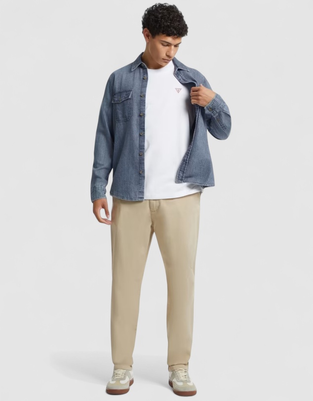 GUESS - GUESS JEANS Regular Denim Shirt
