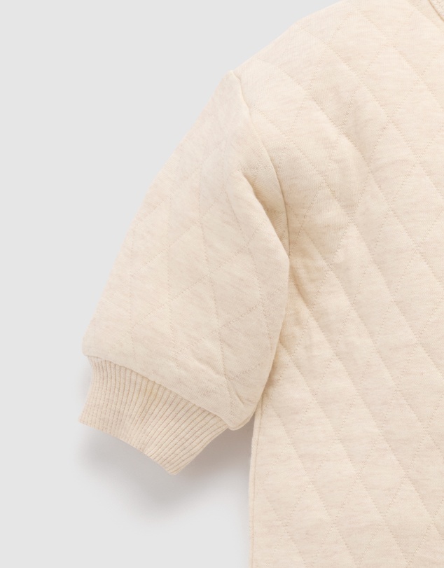 Purebaby - Quilted Track Growsuit-Kids-Babies