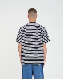 Huffer - Stripe Block Tee