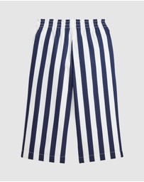 Polo Ralph Lauren - Striped Cotton Dobby Wide-Leg Pants (2YRS-6.5YRS)