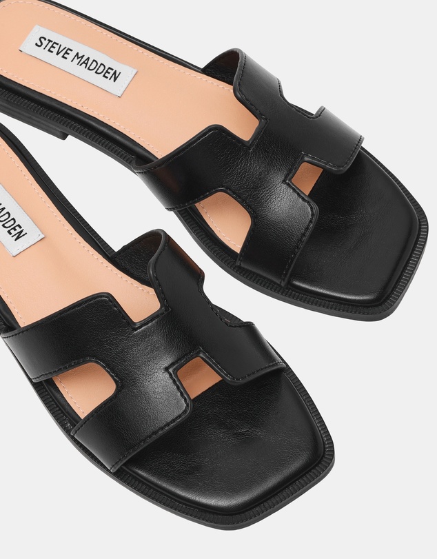 Steve Madden - Haileyy Black Sandals