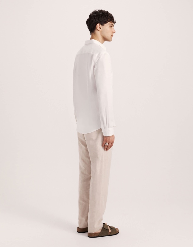 SABA - Reeves Long Sleeve Classic Linen Cotton Shirt