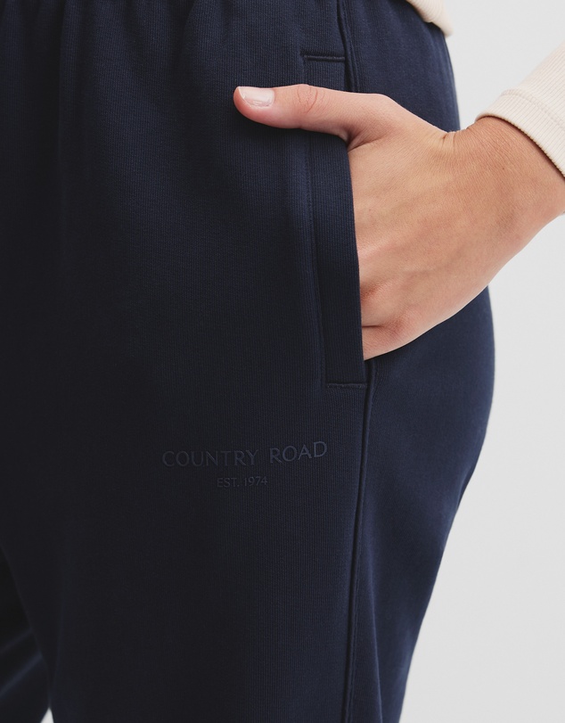 Country Road - Australian Good Earth Cotton Cuffed Track Pant