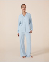 Gingerlilly - Emilia Ribbed Lounge PJ set