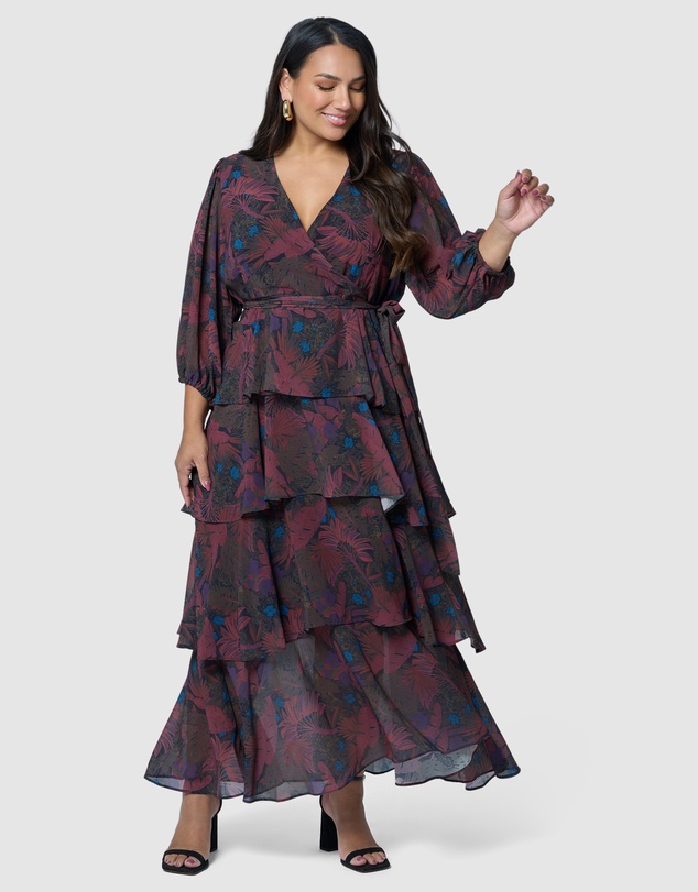 Pink Dusk by Curve Project - Temptress Maxi Dress