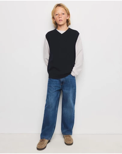 M.N.G - Genio Sweater Vest - Kids-Teens
