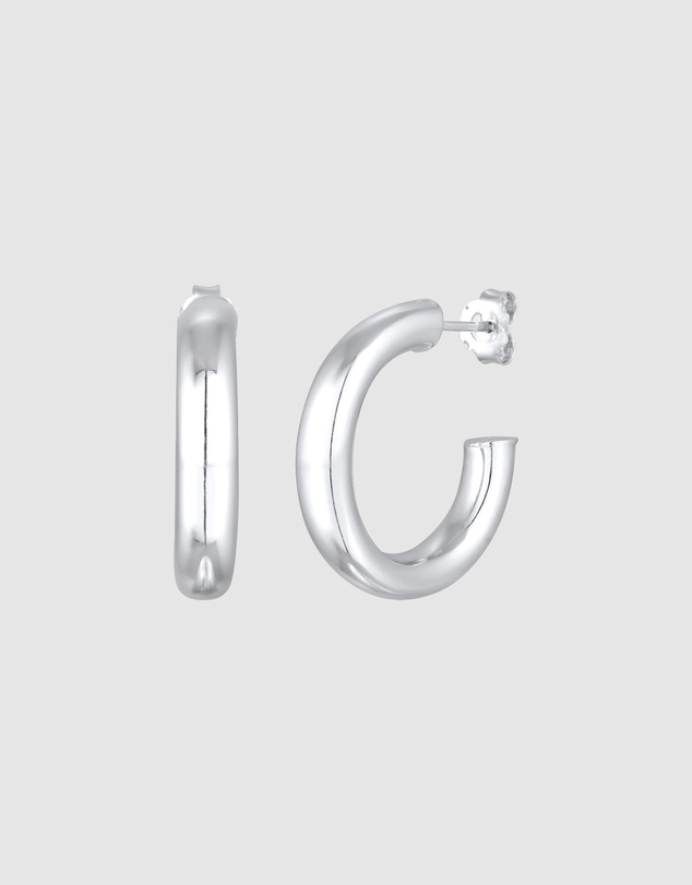 Elli Jewelry - Earrings Creoles Studs In 925 Sterling Silver