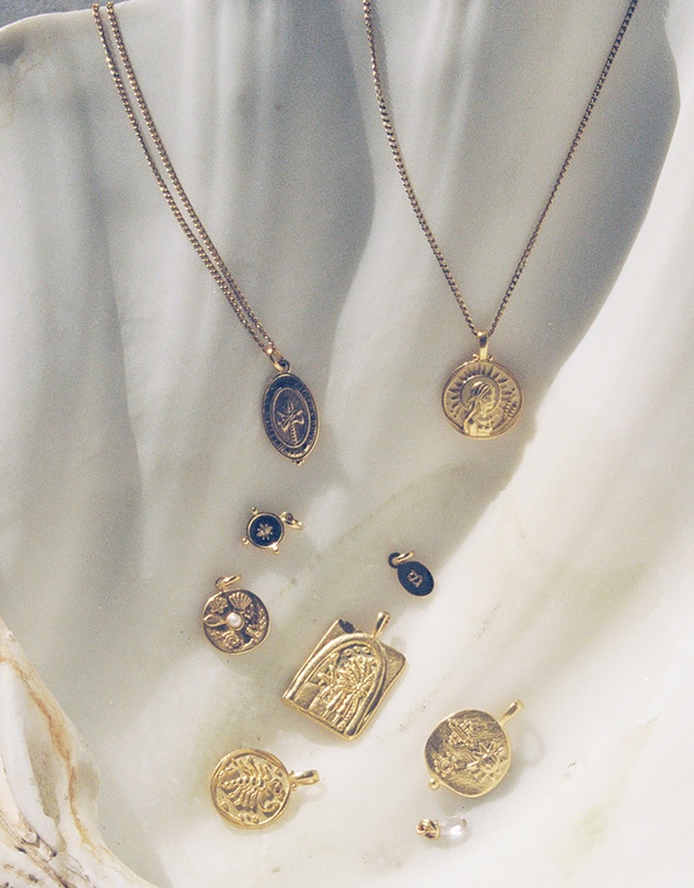 Kirstin Ash - Palm Coin Necklace