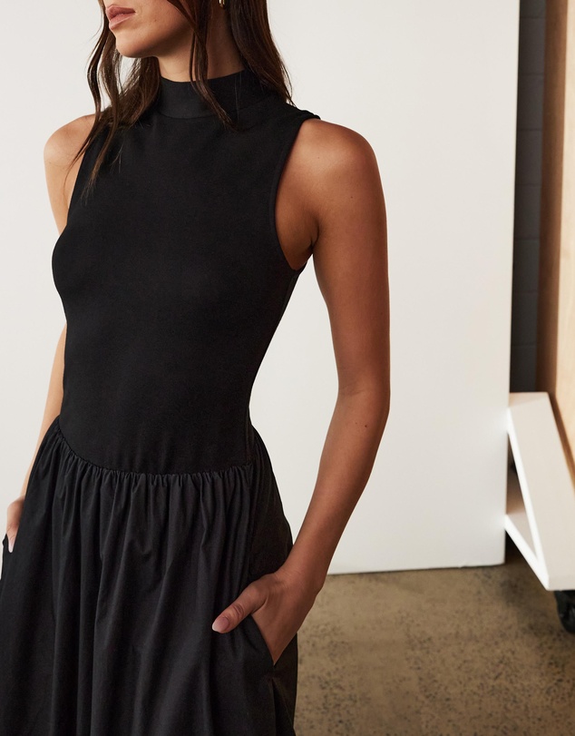 Atmos&Here - Annie Contrast Midi Dress