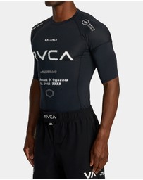 RVCA - Mens Sport Short Sleeve Rash Vest