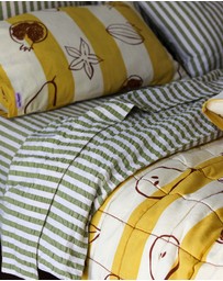Mosey Me - Seersucker Stripe Fitted Sheet