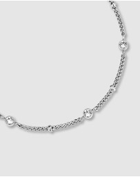 Rosefield - Crystal Silver Tone Bracelet