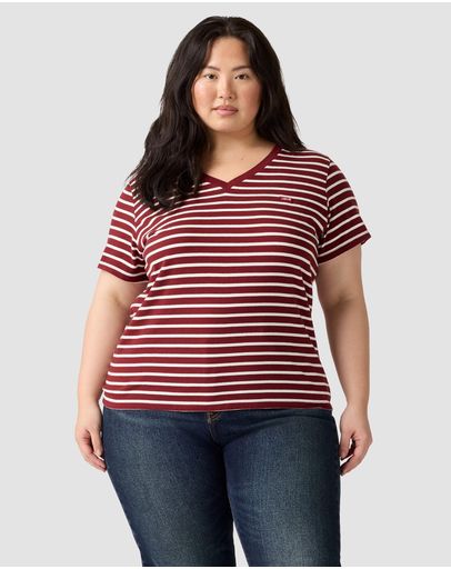 Emily Stripe Warm Cabernet