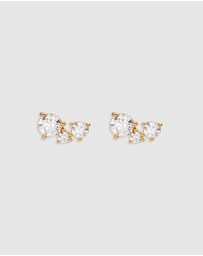 By Charlotte - Whispers of Love Stud Earrings
