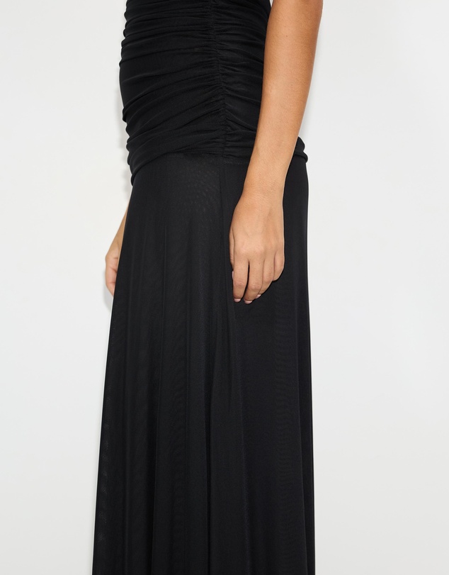 Dazie - Topaz Mesh Halter Maxi Dress