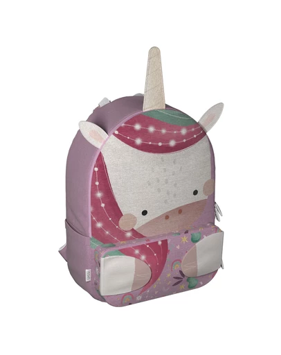 Sassi Meal - A4 Junior Cotton Backpack Sparkly The Unicorn