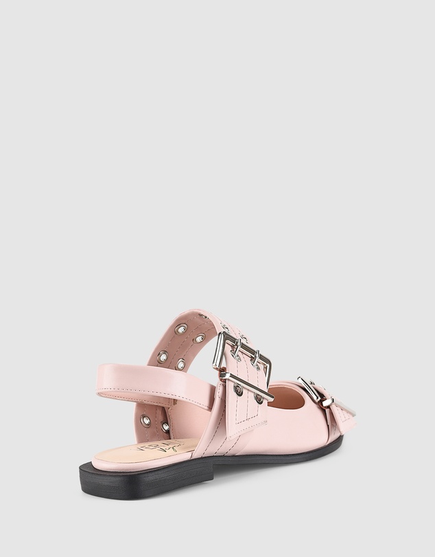 Verali - Clea Slingback Buckle Flats