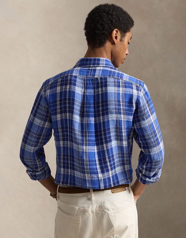 Polo Ralph Lauren - Custom Fit Plaid Linen Shirt