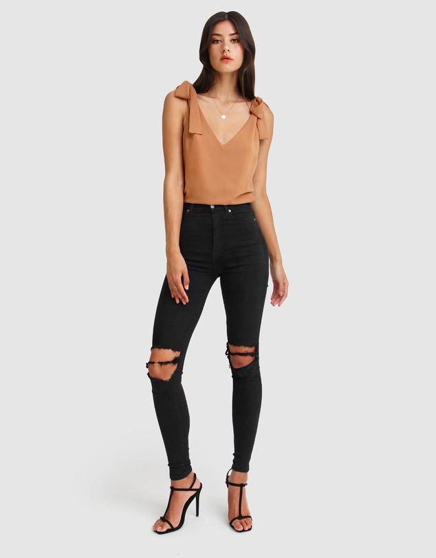 Belle & Bloom - Feel For You V-Neck Top