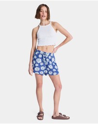 Roxy - Womens Lekeito Break High Beach Shorts