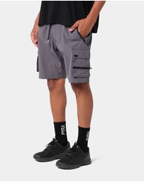 PYRA - Nero Cargo Shorts - Stone