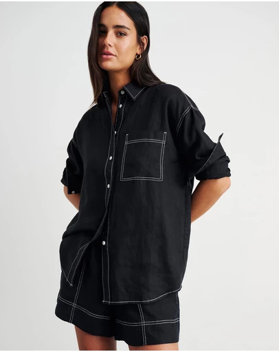 Jag - Gigi Linen Relaxed Shirt