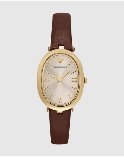 Emporio Armani - Brown Analogue Watch