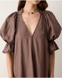 BOTEH - Myra Smock Maxi Dress