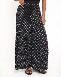 Petal & Pup - Neveah Pant - Black Polka Dot