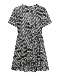 Superdry - Short Sleeve Mini Wrap Slim Fit Dress