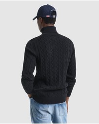 Gant - Cotton Cable Turtle Neck