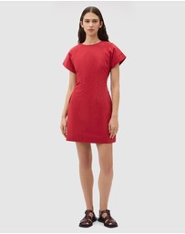 Oroton - Stitch Detail Mini Dress