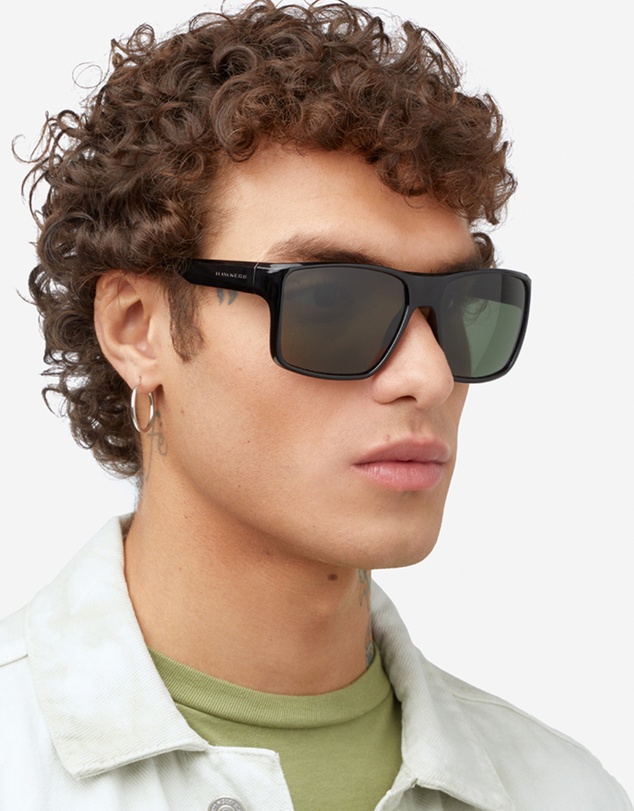 Hawkers Co - HAWKERS - Polarized Black Alligator EDGE XL  Sunglasses for Men and Women UV400