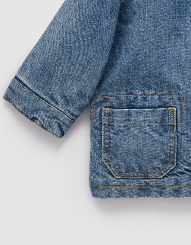 Purebaby - Denim Worker Jacket -Kids-Babies
