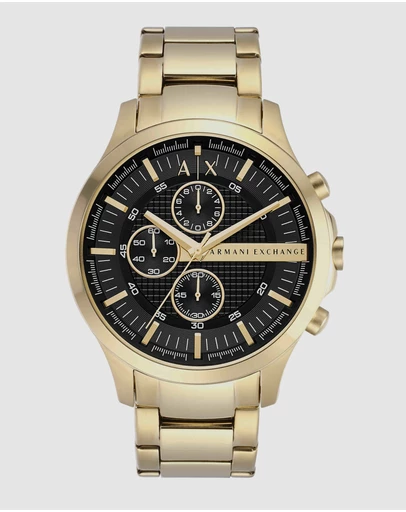 Armani Exchange - Gold Tone Chronograph Watch