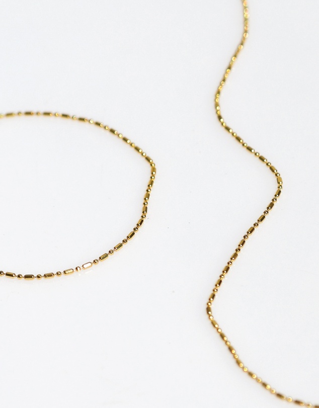 SAINT VALENTINE - Dash Dot Chain Bracelet - Gold
