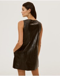 Calli - Lilly Pu Mini Dress