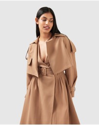 Belle & Bloom - Manhattan Cropped Trench