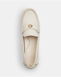 Coach - Sculpted C Leather Driver Shoes