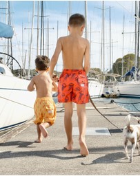 Tolu Australia - Boys Red Swim Shorts With Jellyfish